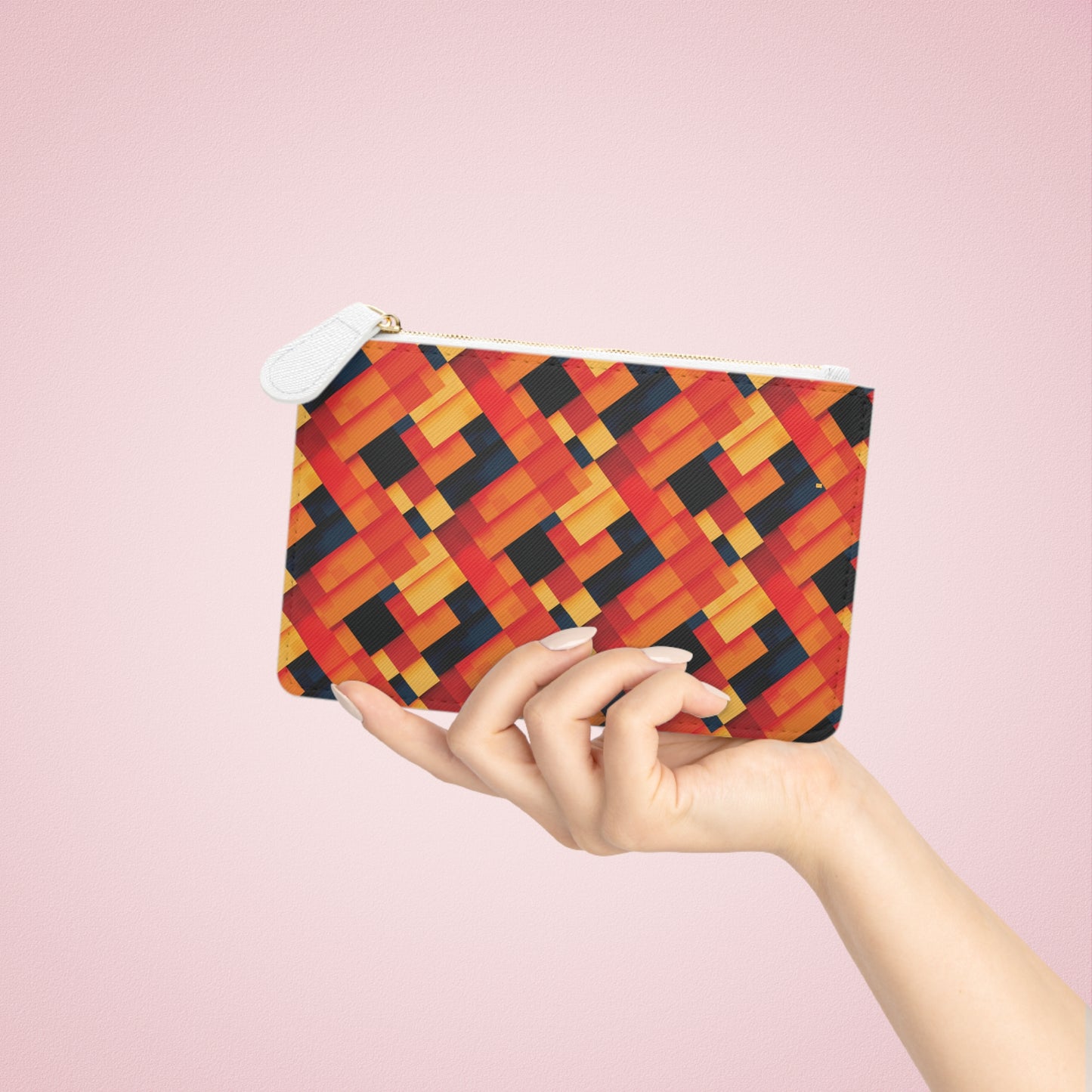 Colorful Retro Patchwork Mini Clutch Bag, Boho Chic Purse, Festival Accessory, Gift for Her, Everyday Essentials