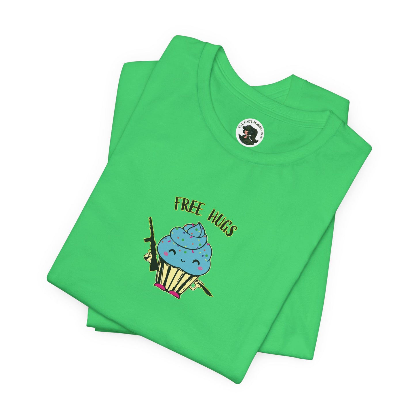 Cute Free Hugs Tee for Everyday Comfort