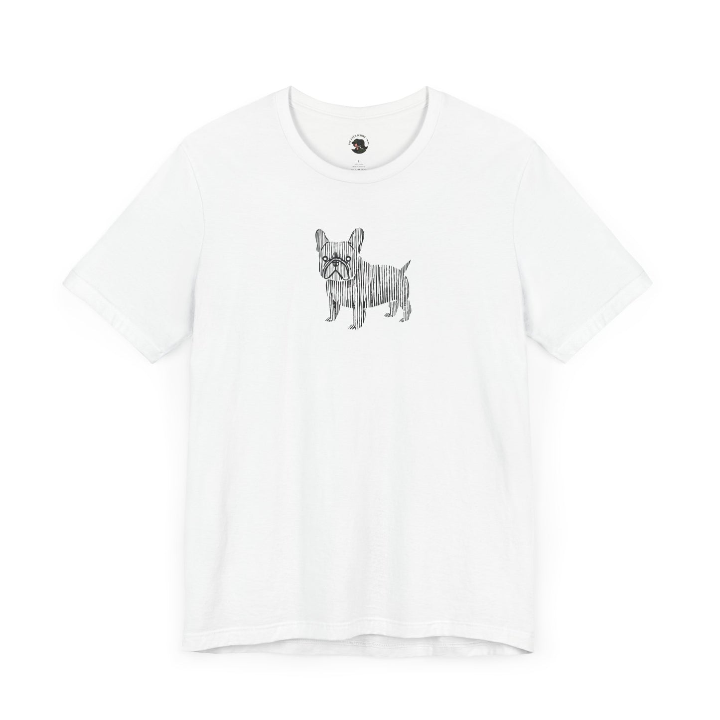Cute French Bulldog Graphic Tee - Unisex Jersey Short Sleeve Shirt