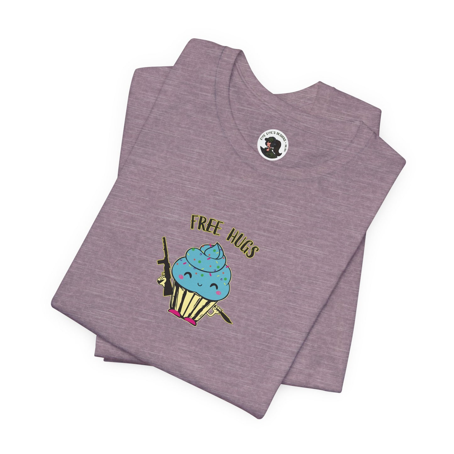 Cute Free Hugs Tee for Everyday Comfort