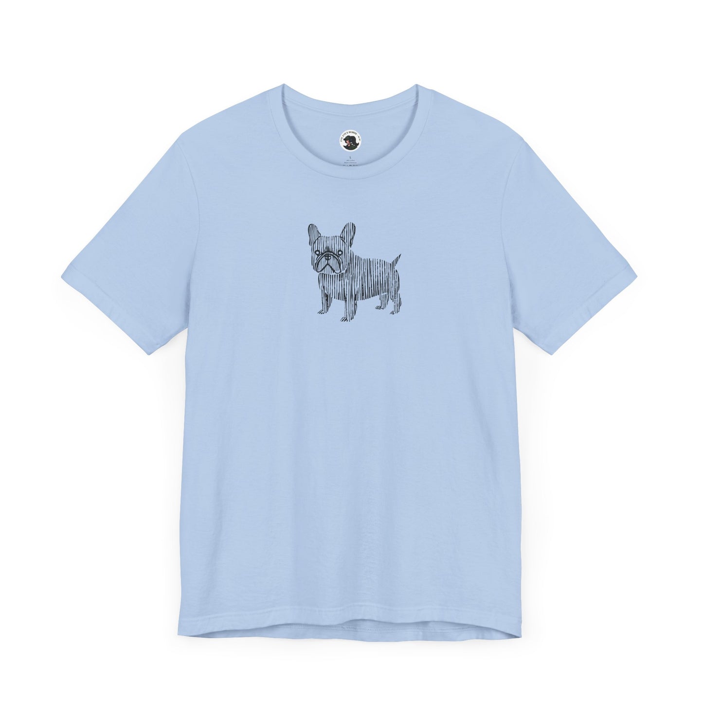 Cute French Bulldog Graphic Tee - Unisex Jersey Short Sleeve Shirt