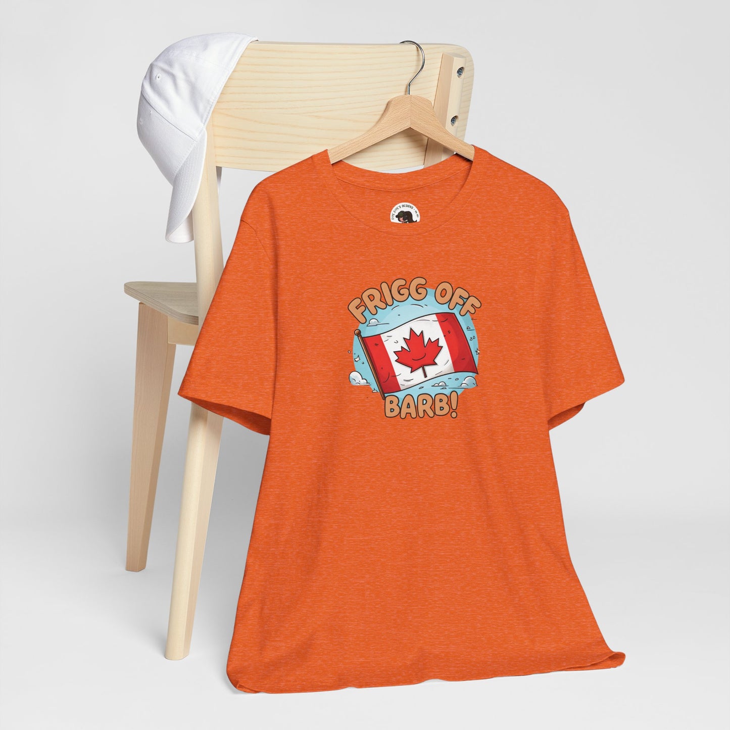 Funny Canada Graphic Tee - 'Frigg Off Barb!'