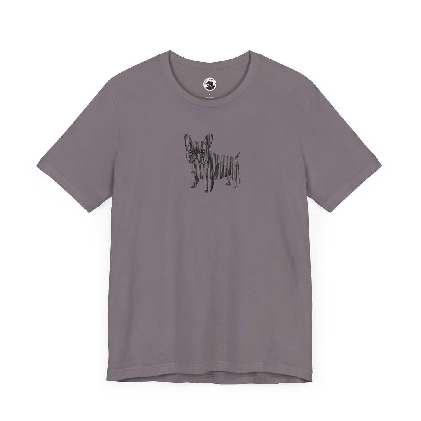 Cute French Bulldog Graphic Tee - Unisex Jersey Short Sleeve Shirt