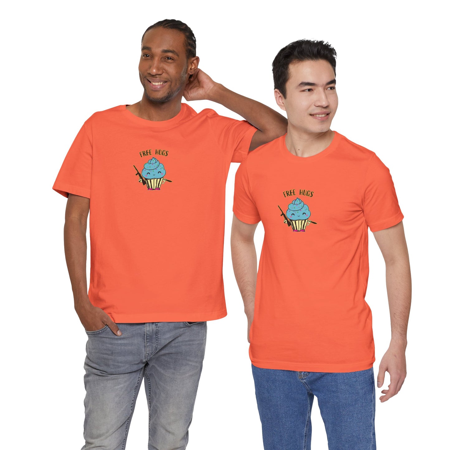 Cute Free Hugs Tee for Everyday Comfort