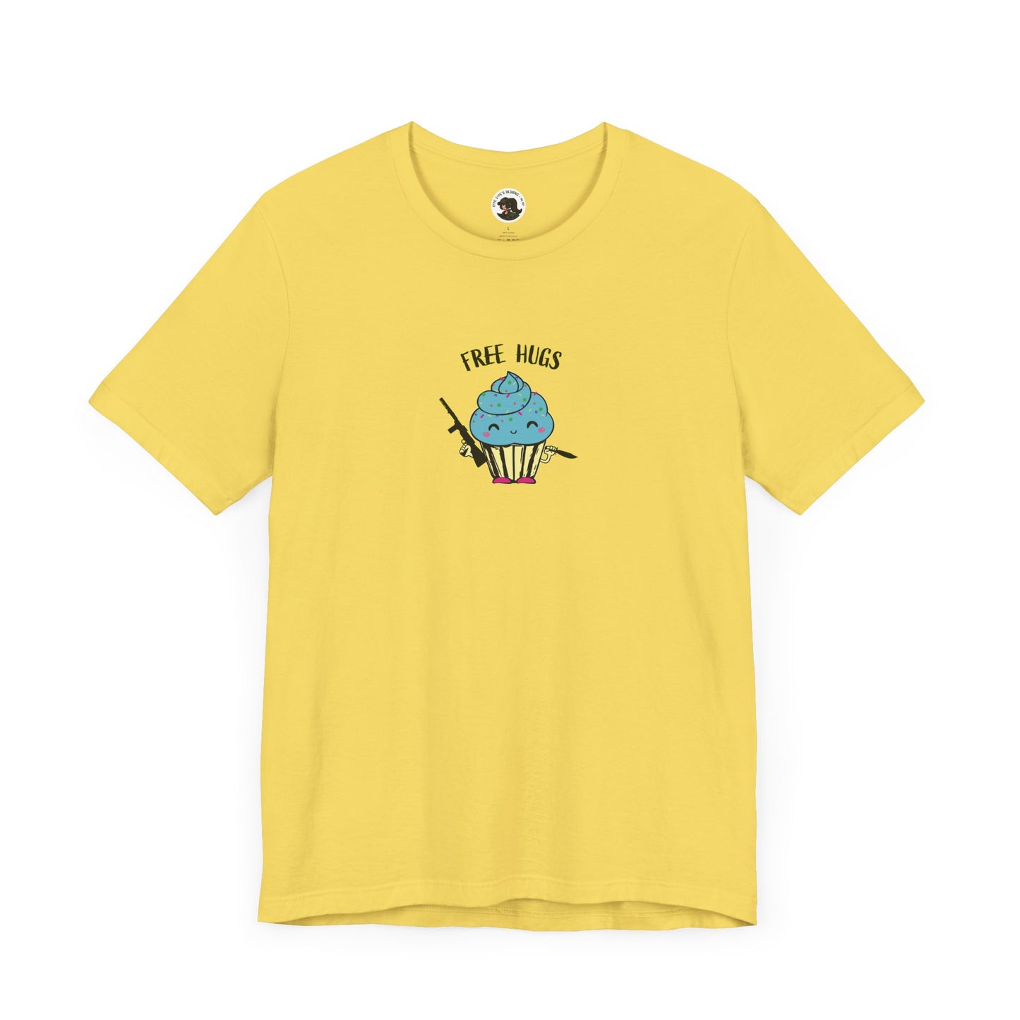 Cute Free Hugs Tee for Everyday Comfort