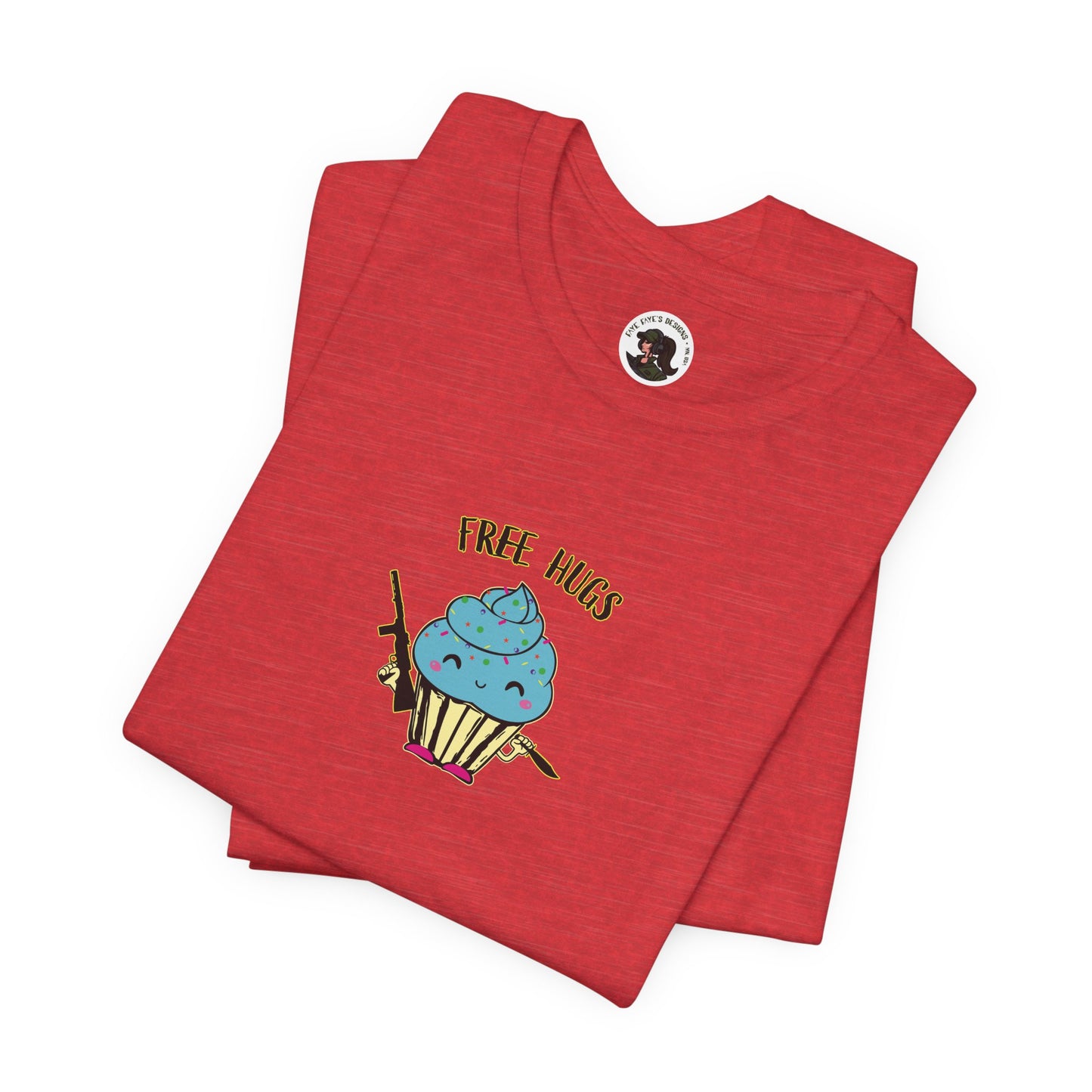 Cute Free Hugs Tee for Everyday Comfort