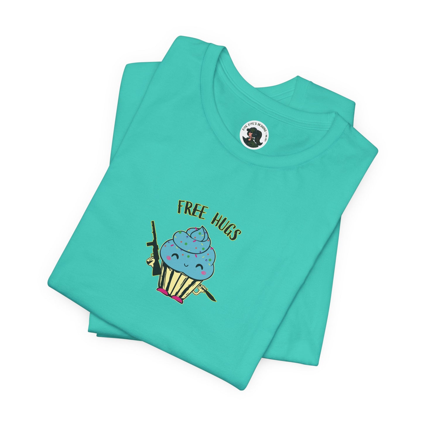 Cute Free Hugs Tee for Everyday Comfort