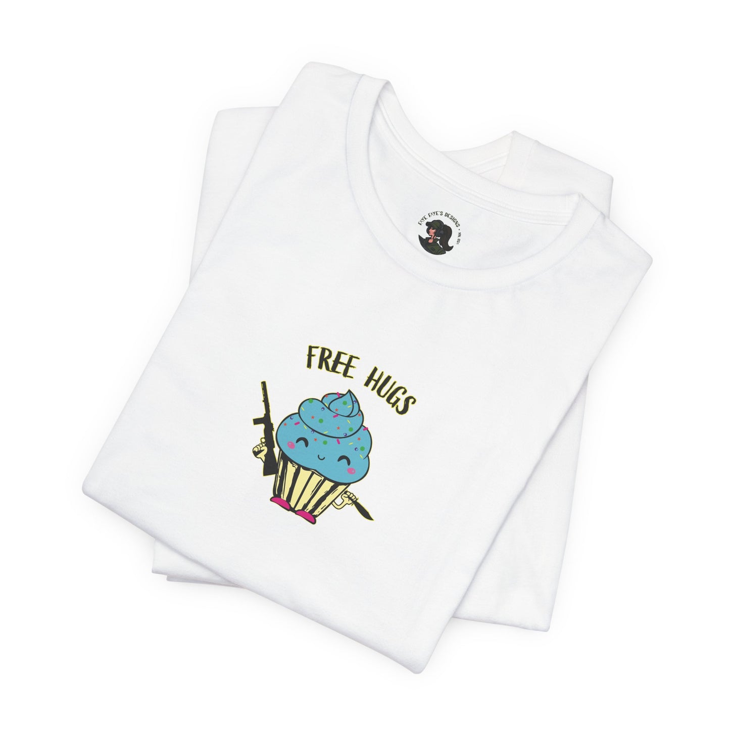 Cute Free Hugs Tee for Everyday Comfort