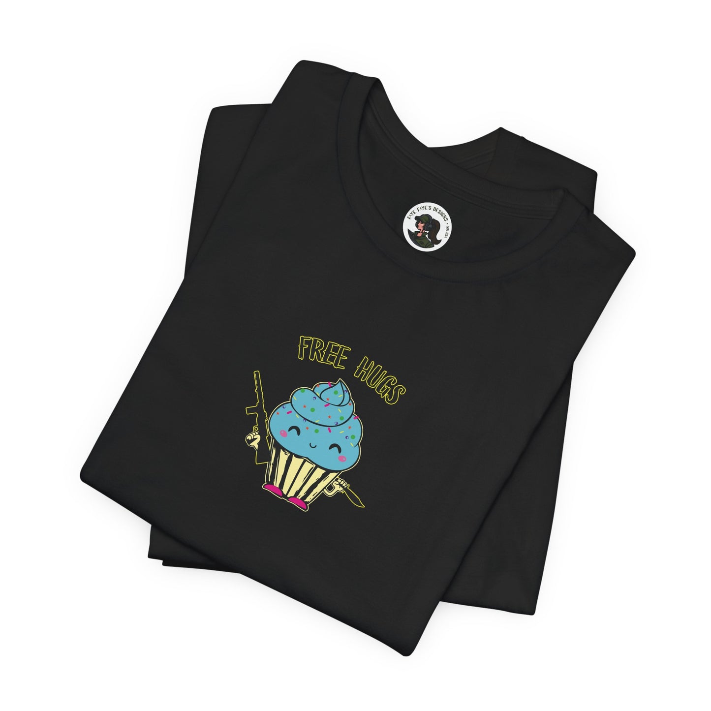 Cute Free Hugs Tee for Everyday Comfort