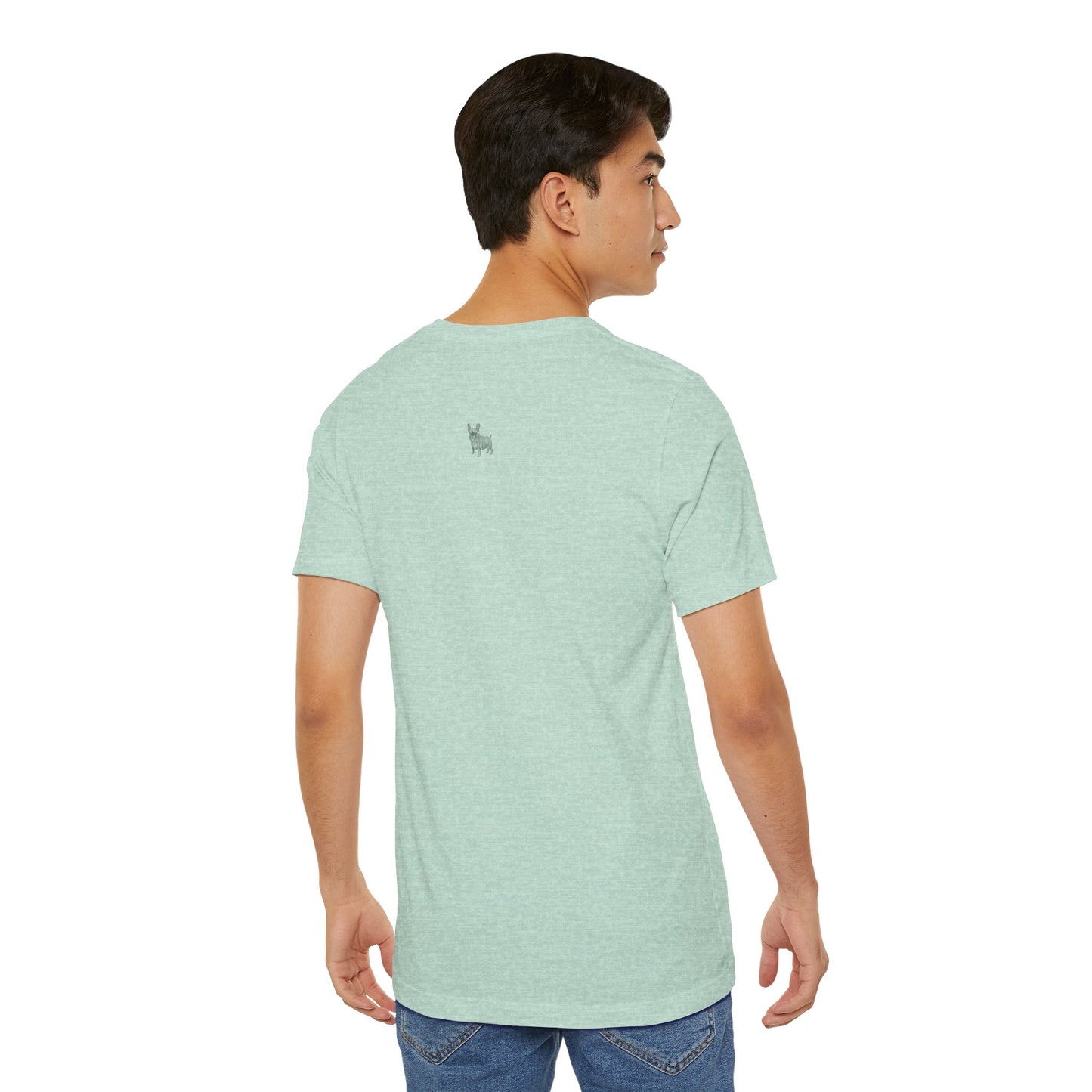 Cute French Bulldog Graphic Tee - Unisex Jersey Short Sleeve Shirt