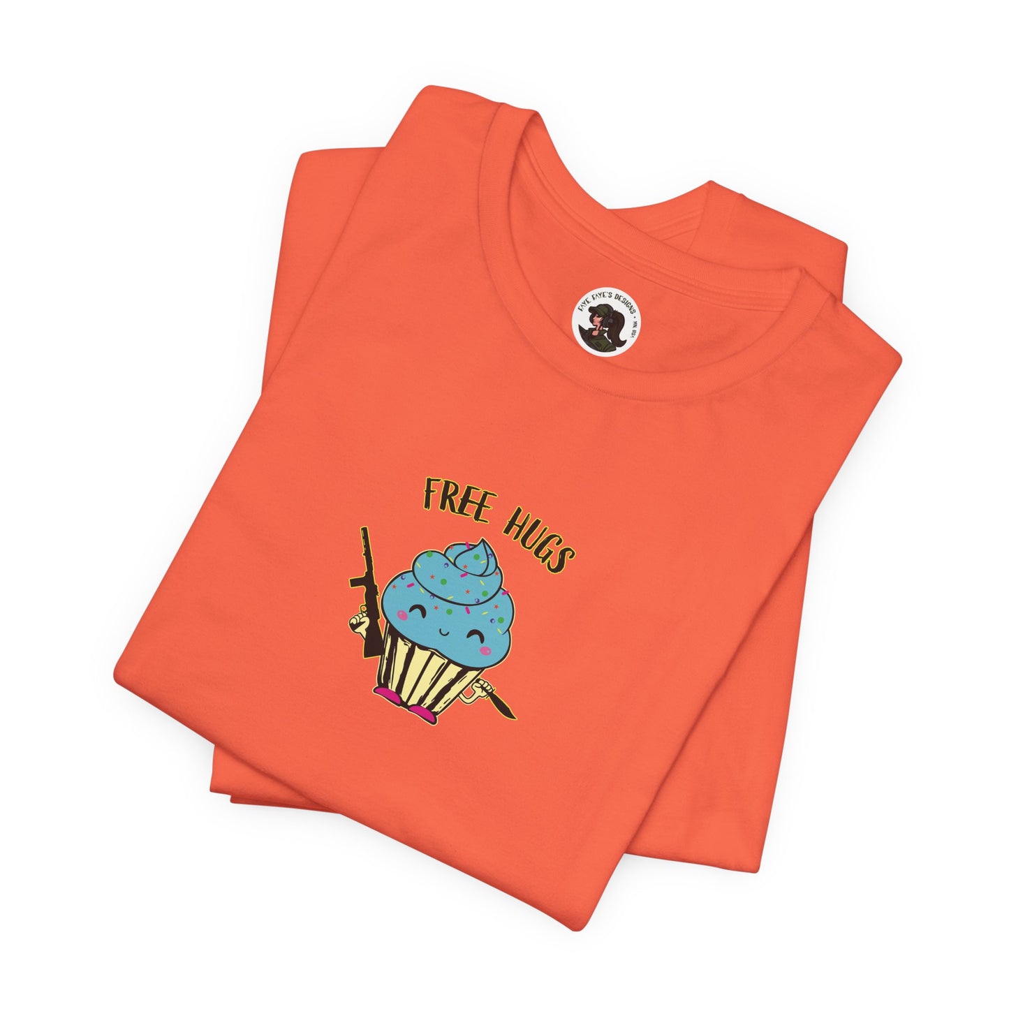 Cute Free Hugs Tee for Everyday Comfort