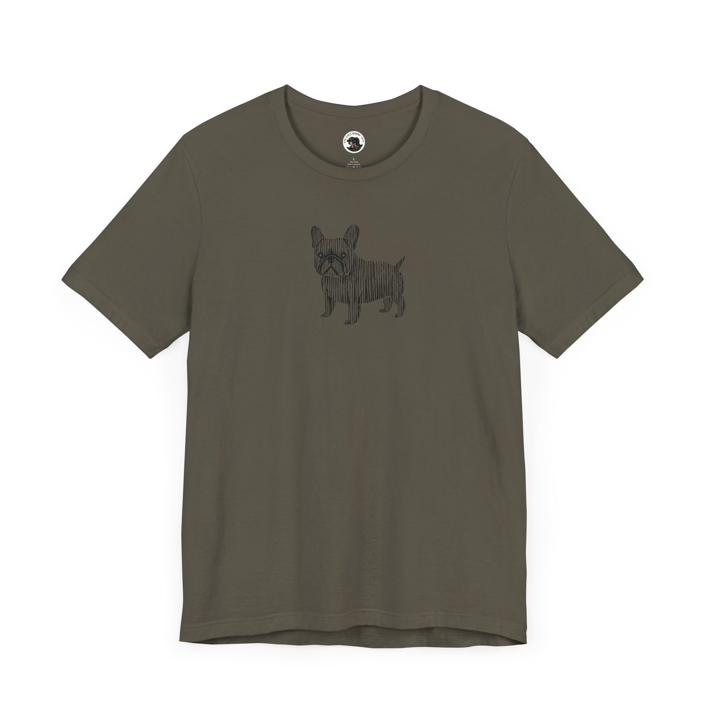 Cute French Bulldog Graphic Tee - Unisex Jersey Short Sleeve Shirt