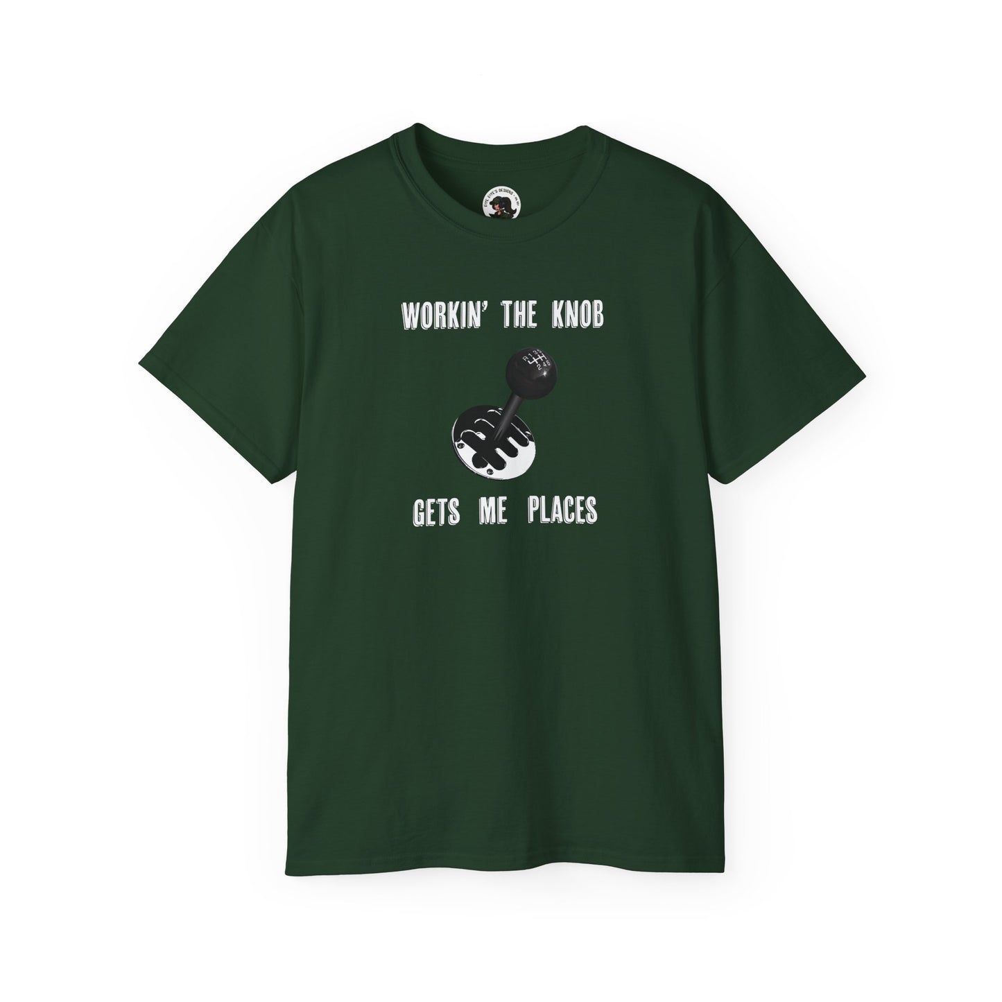 Stick Shift Tee, Car Lover Shirt, Funny Automotive Top, Distressed Gear Pattern, Manual Transmission Apparel