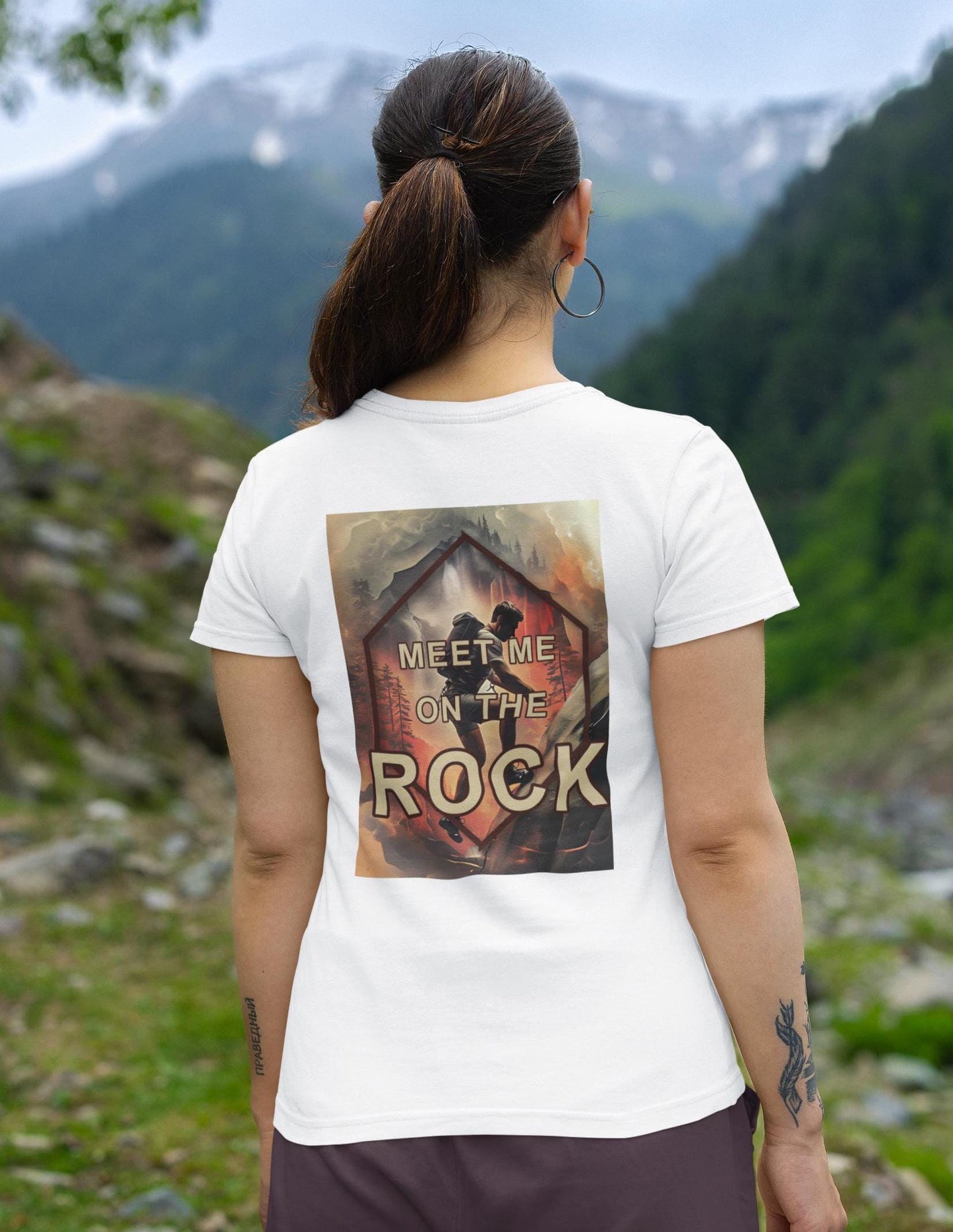 Rock Climbers Paradise Champion T-Shirt, Meet Me on the Rock, Climbing Tee, Outdoor Adventure Shirt, Mountain Climber Gift