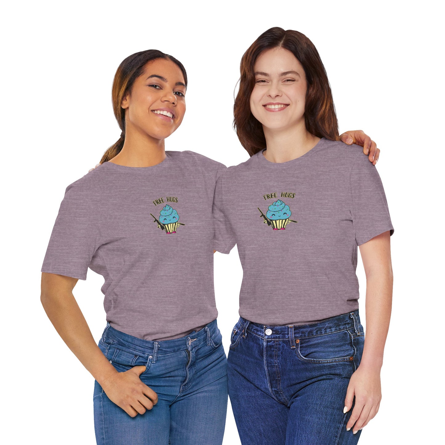 Cute Free Hugs Tee for Everyday Comfort