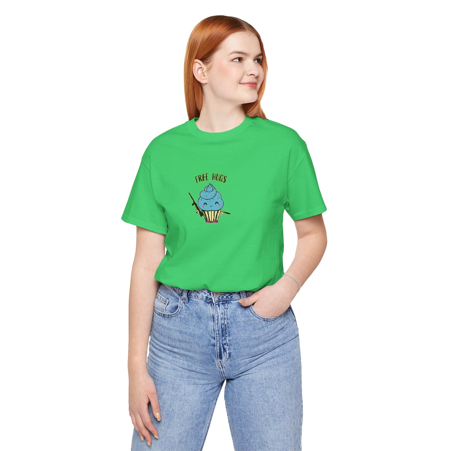 Cute Free Hugs Tee for Everyday Comfort