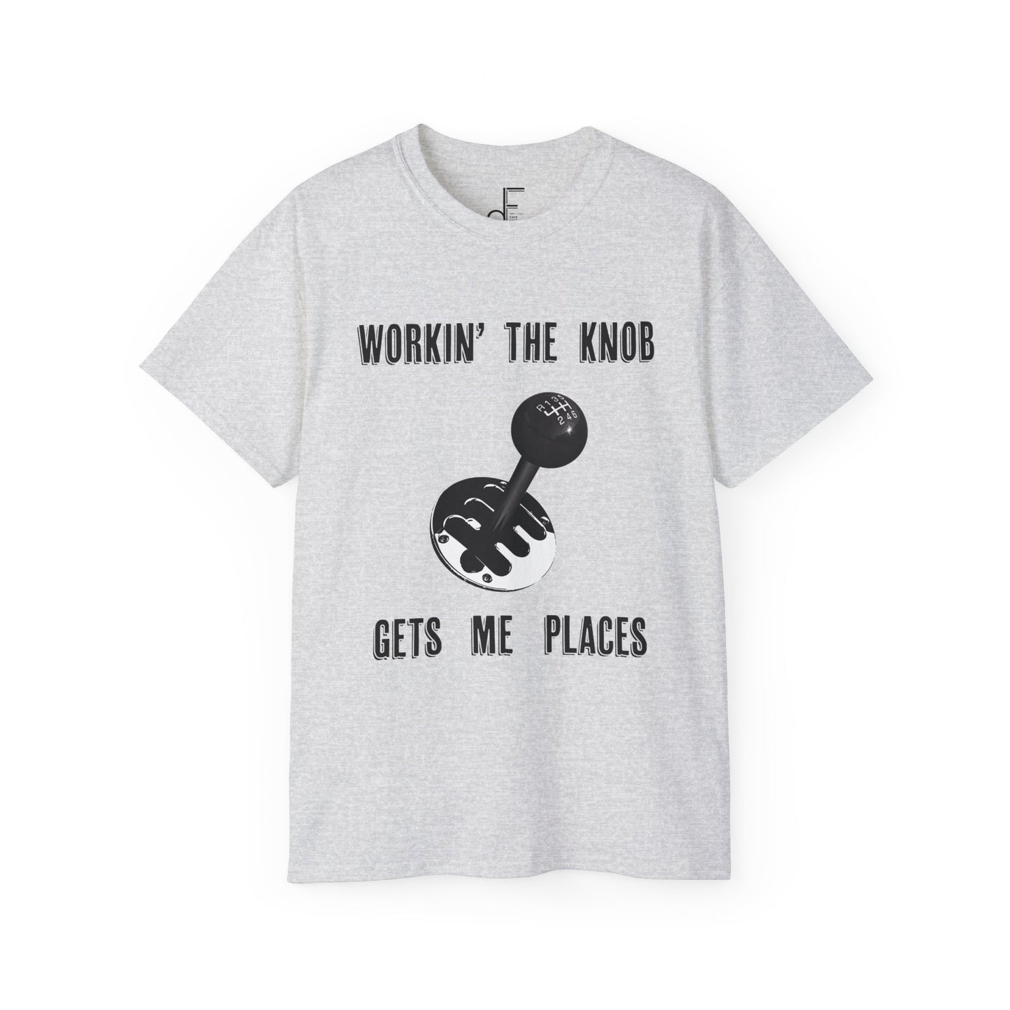 Stick Shift Tee, Car Lover Shirt, Funny Automotive Top, Distressed Gear Pattern, Manual Transmission Apparel