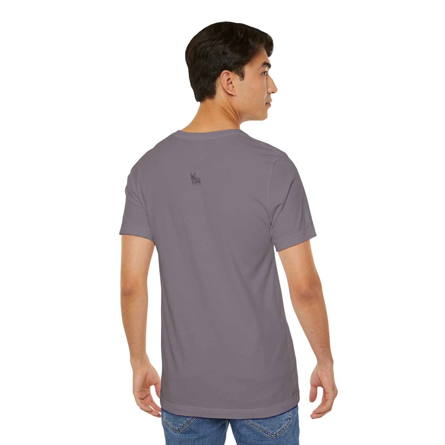 Cute French Bulldog Graphic Tee - Unisex Jersey Short Sleeve Shirt