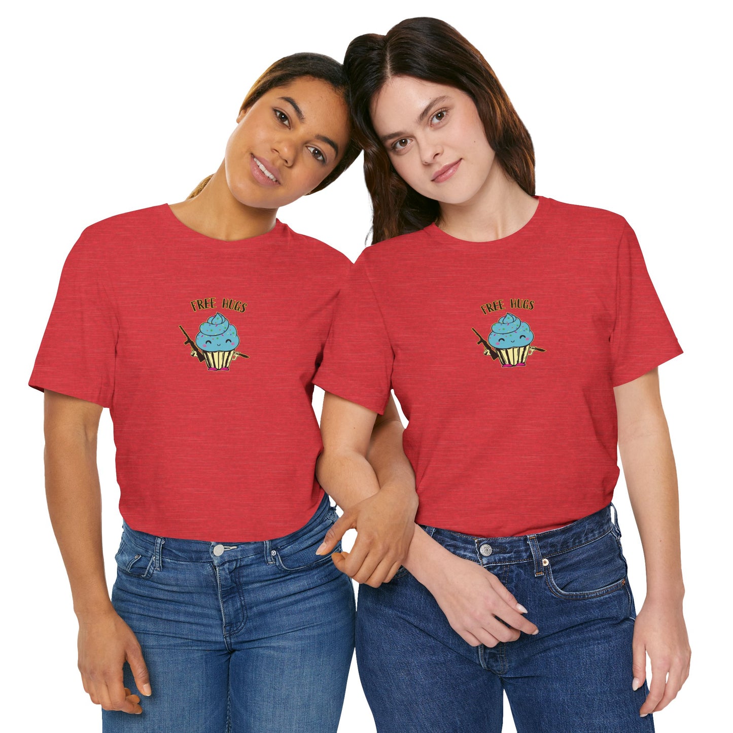 Cute Free Hugs Tee for Everyday Comfort