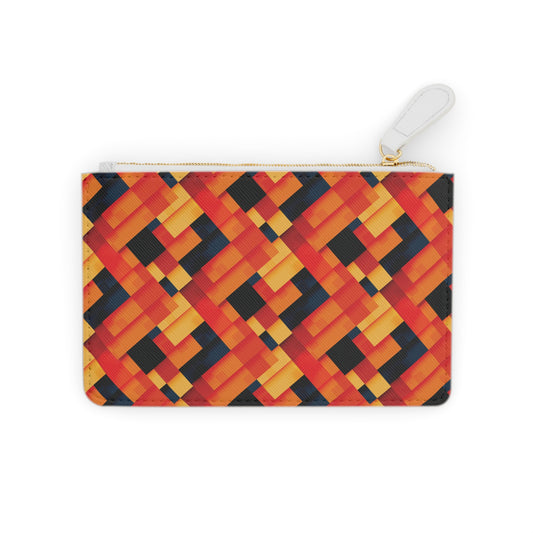 Colorful Retro Patchwork Mini Clutch Bag, Boho Chic Purse, Festival Accessory, Gift for Her, Everyday Essentials