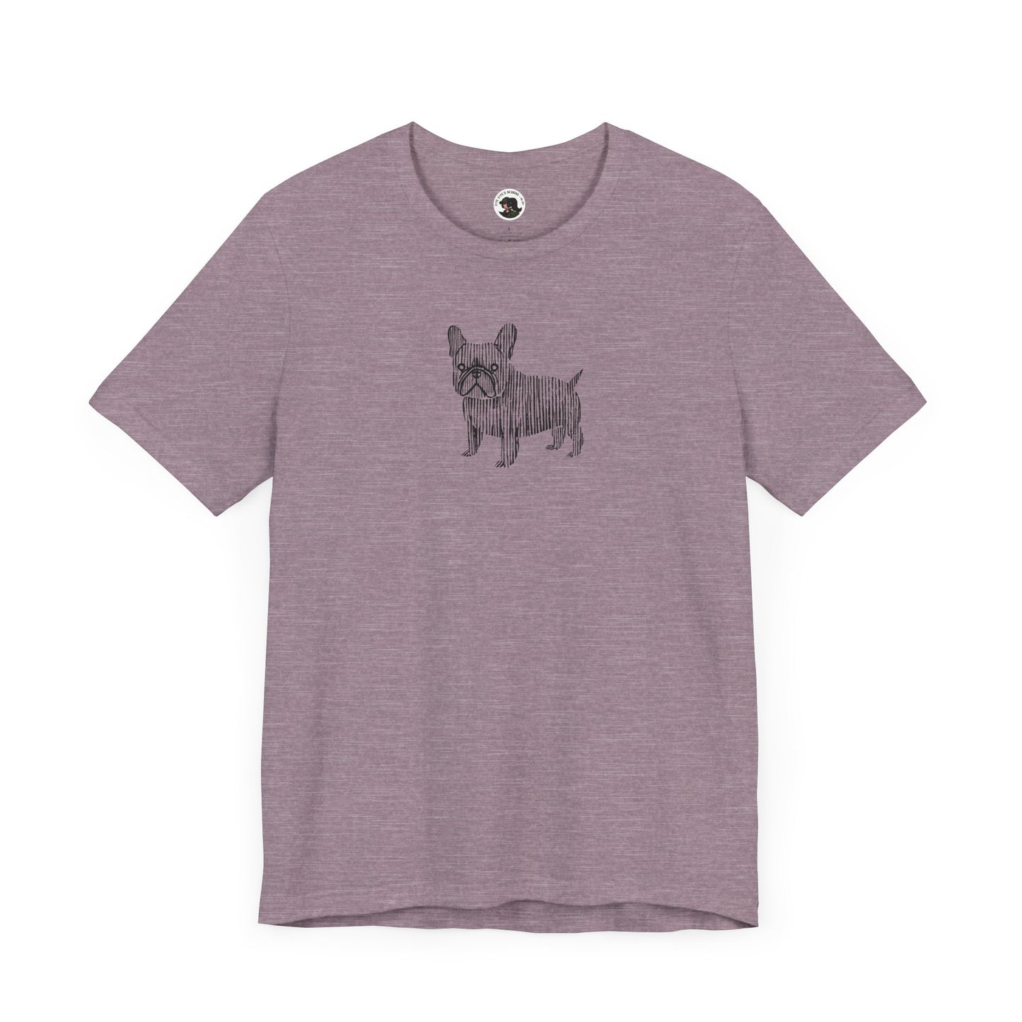 Cute French Bulldog Graphic Tee - Unisex Jersey Short Sleeve Shirt