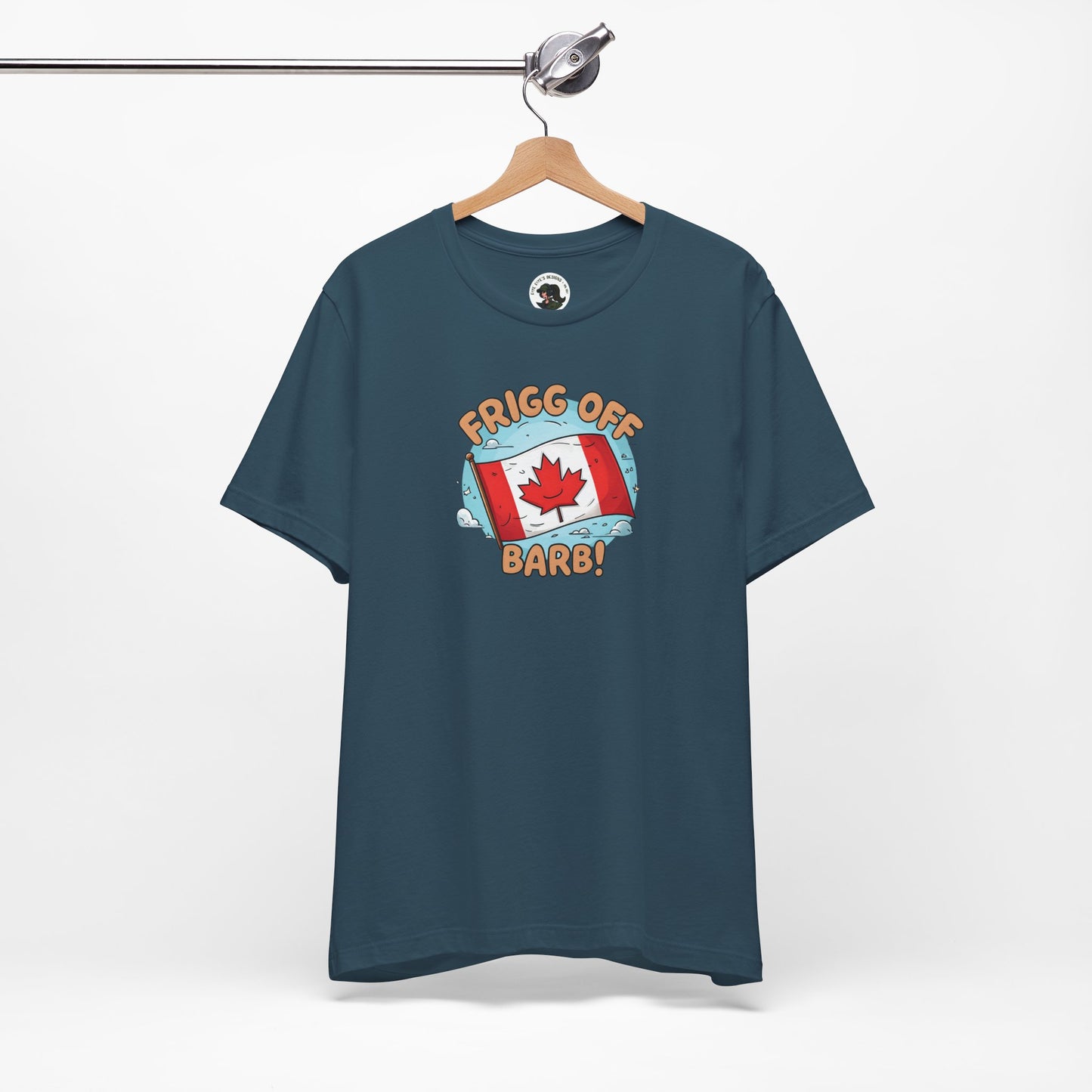 Funny Canada Graphic Tee - 'Frigg Off Barb!'