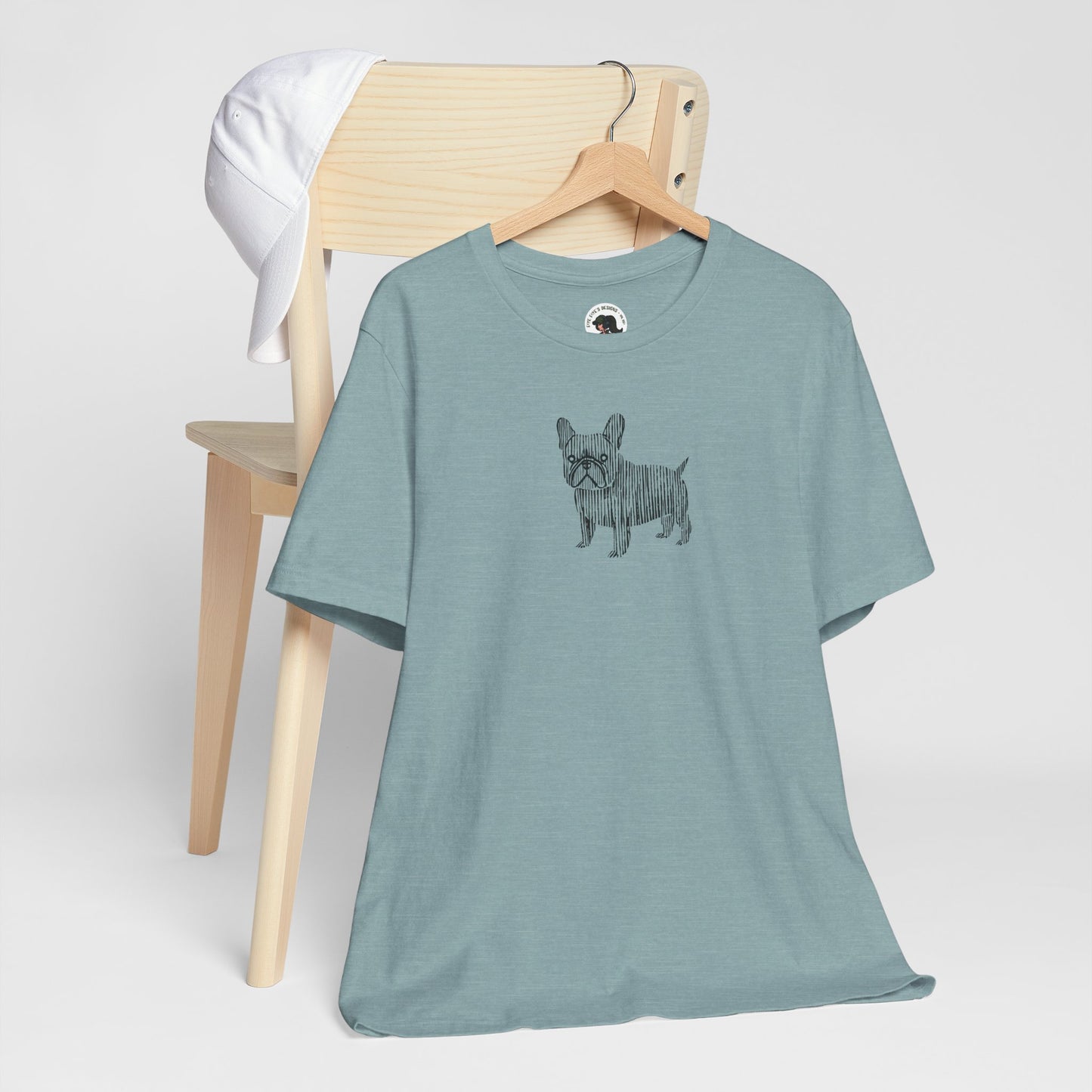 Cute French Bulldog Graphic Tee - Unisex Jersey Short Sleeve Shirt