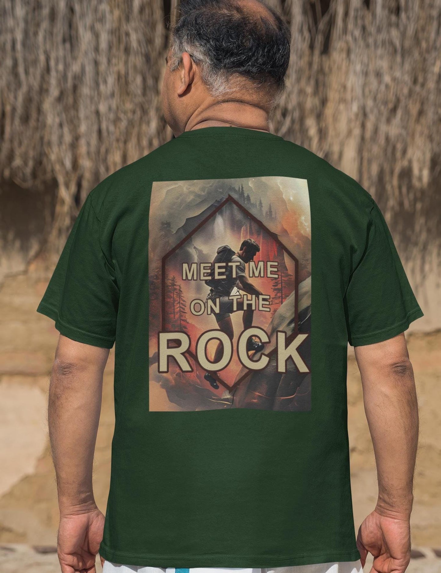 Rock Climbers Paradise Champion T-Shirt, Meet Me on the Rock, Climbing Tee, Outdoor Adventure Shirt, Mountain Climber Gift