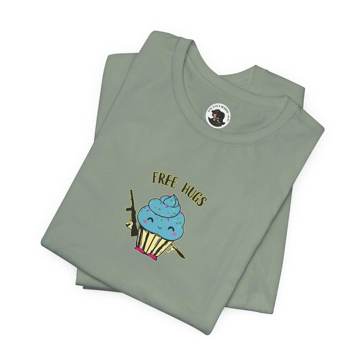 Cute Free Hugs Tee for Everyday Comfort