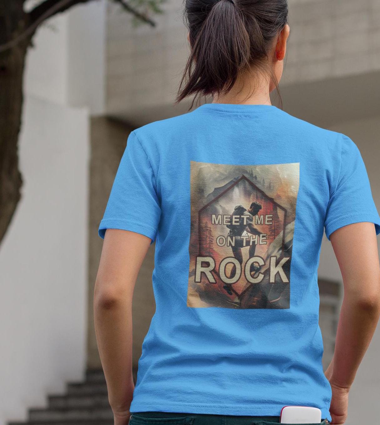 Rock Climbers Paradise Champion T-Shirt, Meet Me on the Rock, Climbing Tee, Outdoor Adventure Shirt, Mountain Climber Gift