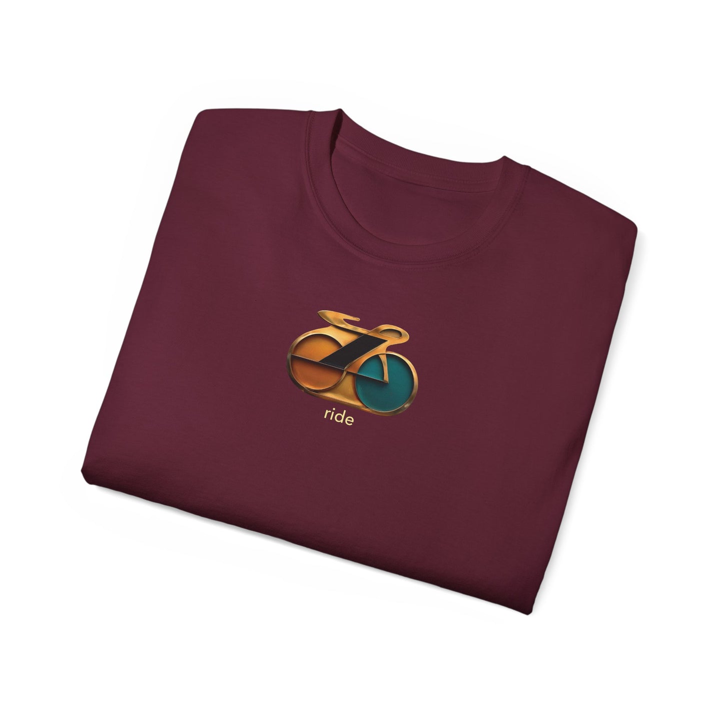 Retro Bike Enamel Pin Tee, Bicycle Enthusiast Shirt, Ride Cycling T-Shirt, Unisex Cotton Top, Retro Vibes Shirt