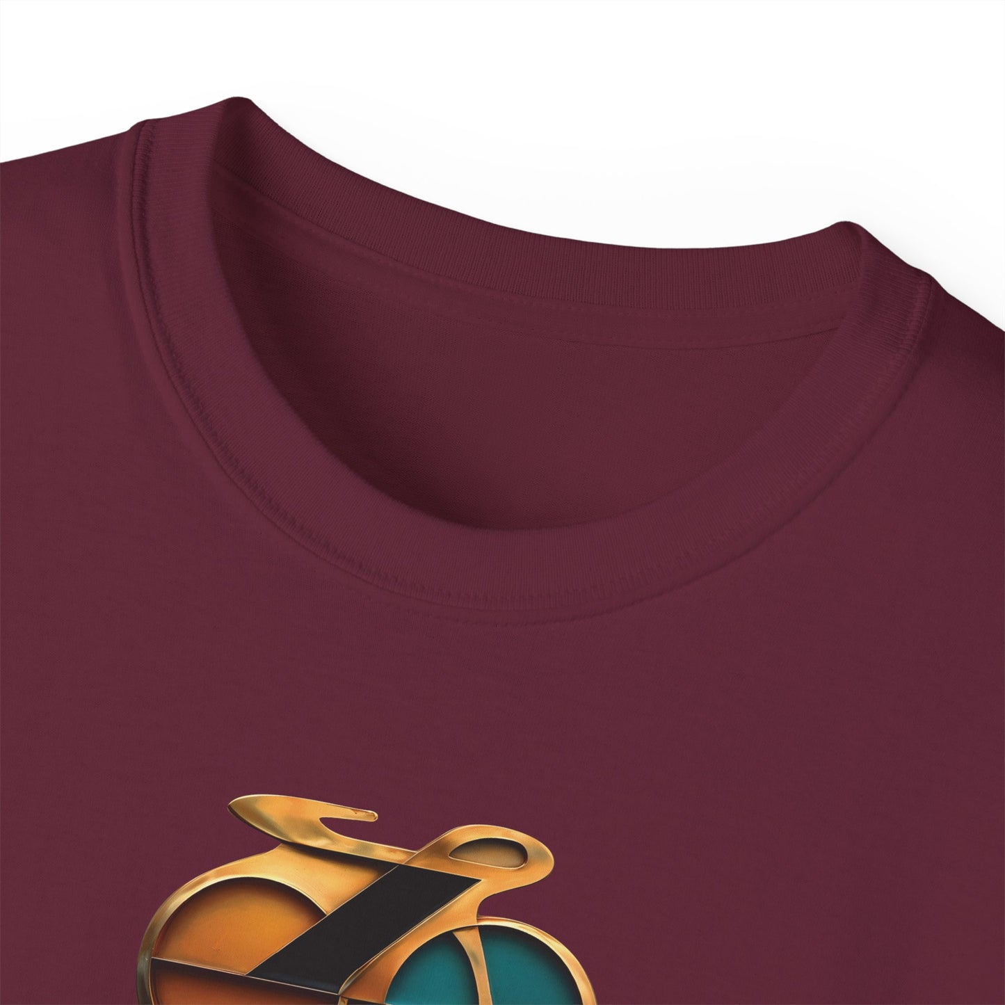 Retro Bike Enamel Pin Tee, Bicycle Enthusiast Shirt, Ride Cycling T-Shirt, Unisex Cotton Top, Retro Vibes Shirt