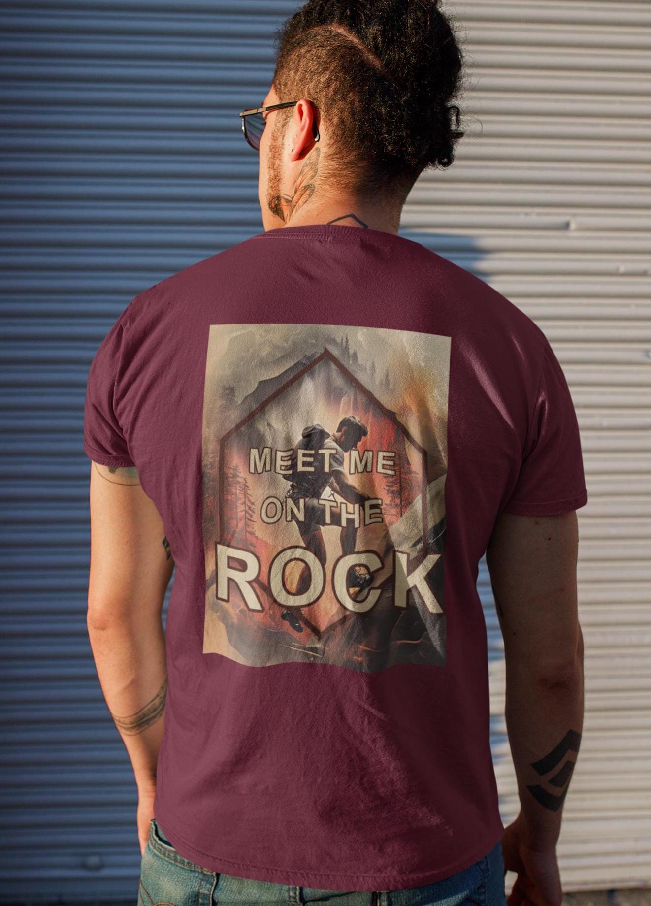 Rock Climbers Paradise Champion T-Shirt, Meet Me on the Rock, Climbing Tee, Outdoor Adventure Shirt, Mountain Climber Gift