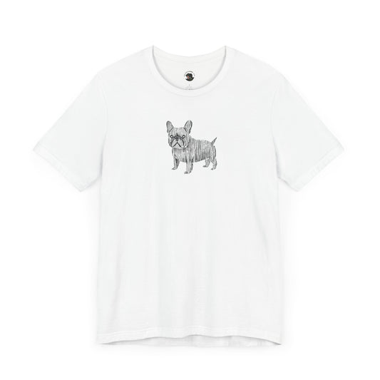 Cute French Bulldog Graphic Tee - Unisex Jersey Short Sleeve Shirt