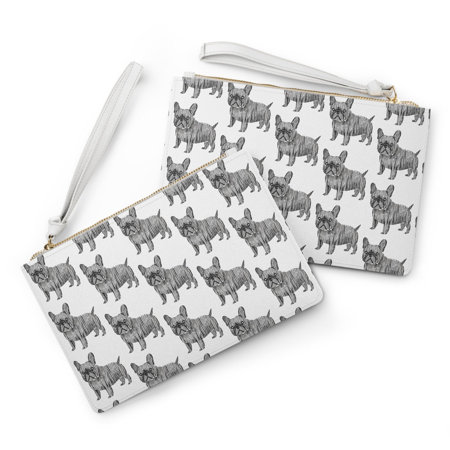 French Bulldog Clutch Bag - Cute Dog Print Pouch for Pet Lovers