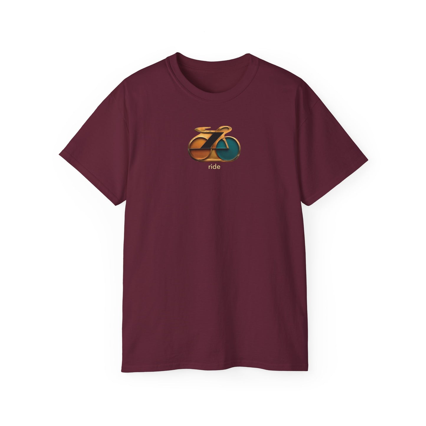 Retro Bike Enamel Pin Tee, Bicycle Enthusiast Shirt, Ride Cycling T-Shirt, Unisex Cotton Top, Retro Vibes Shirt