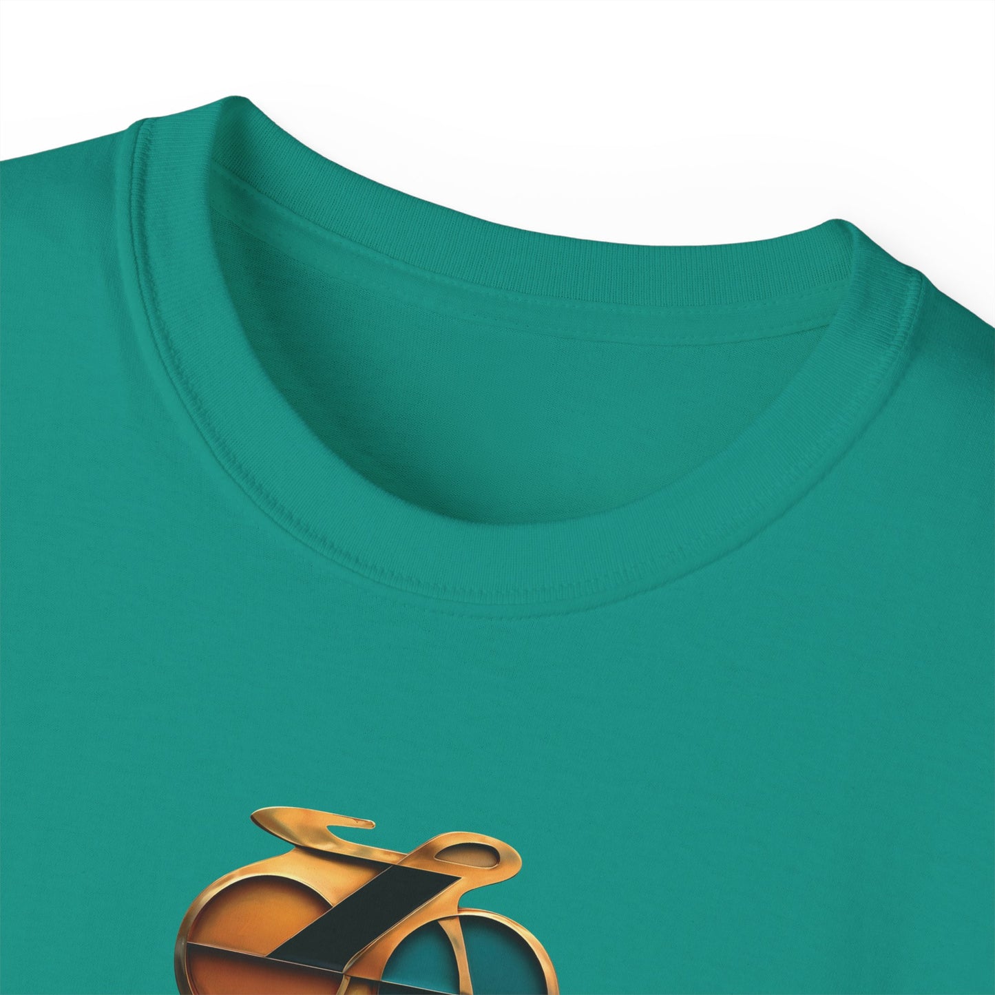 Retro Bike Enamel Pin Tee, Bicycle Enthusiast Shirt, Ride Cycling T-Shirt, Unisex Cotton Top, Retro Vibes Shirt