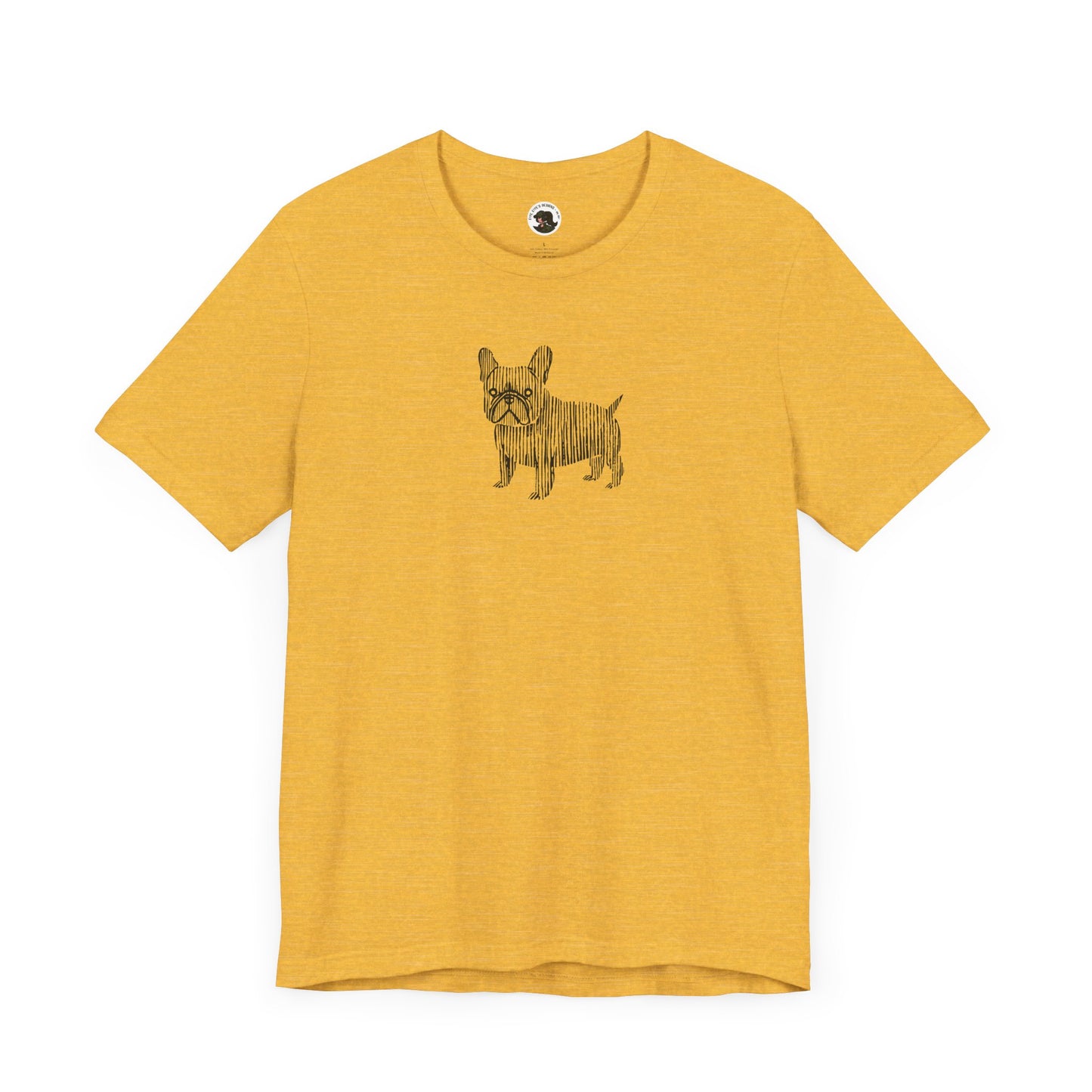Cute French Bulldog Graphic Tee - Unisex Jersey Short Sleeve Shirt