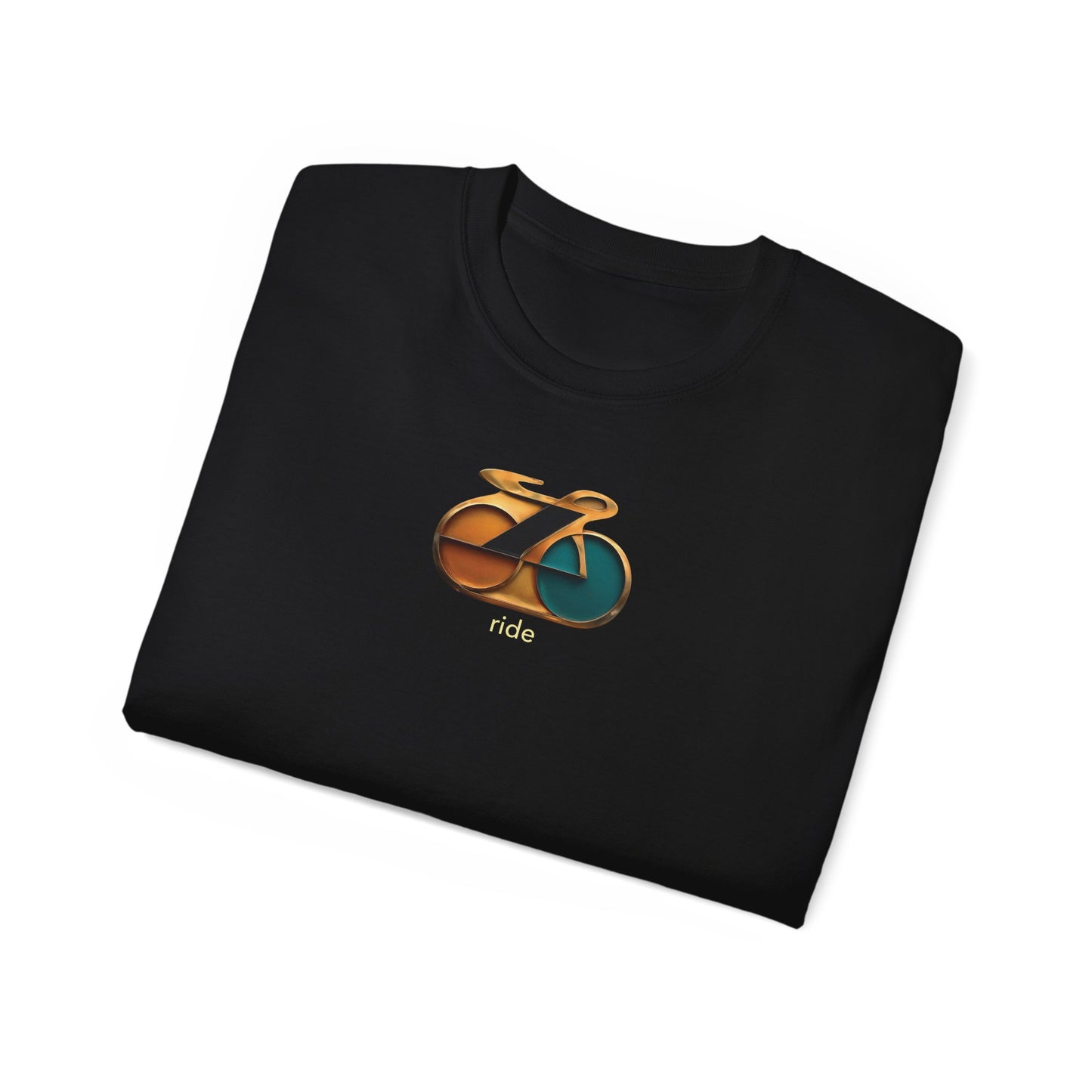 Retro Bike Enamel Pin Tee, Bicycle Enthusiast Shirt, Ride Cycling T-Shirt, Unisex Cotton Top, Retro Vibes Shirt