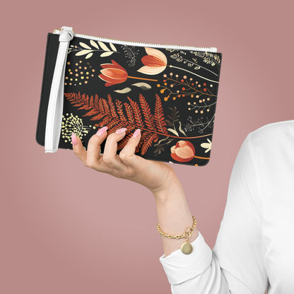 Floral Print Clutch Bag - Elegant Wristlet for Every Occasion