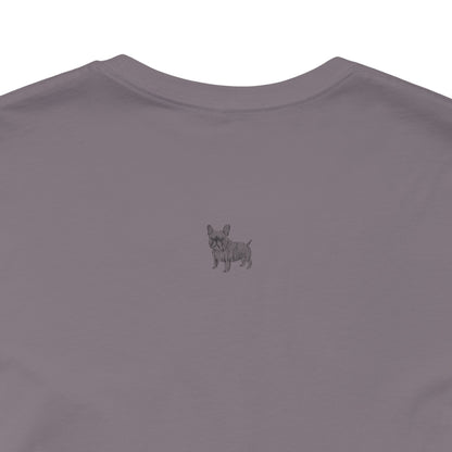 Cute French Bulldog Graphic Tee - Unisex Jersey Short Sleeve Shirt