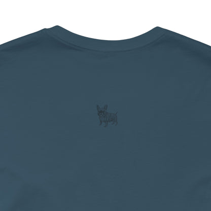 Cute French Bulldog Graphic Tee - Unisex Jersey Short Sleeve Shirt