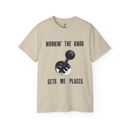 Stick Shift Tee, Car Lover Shirt, Funny Automotive Top, Distressed Gear Pattern, Manual Transmission Apparel
