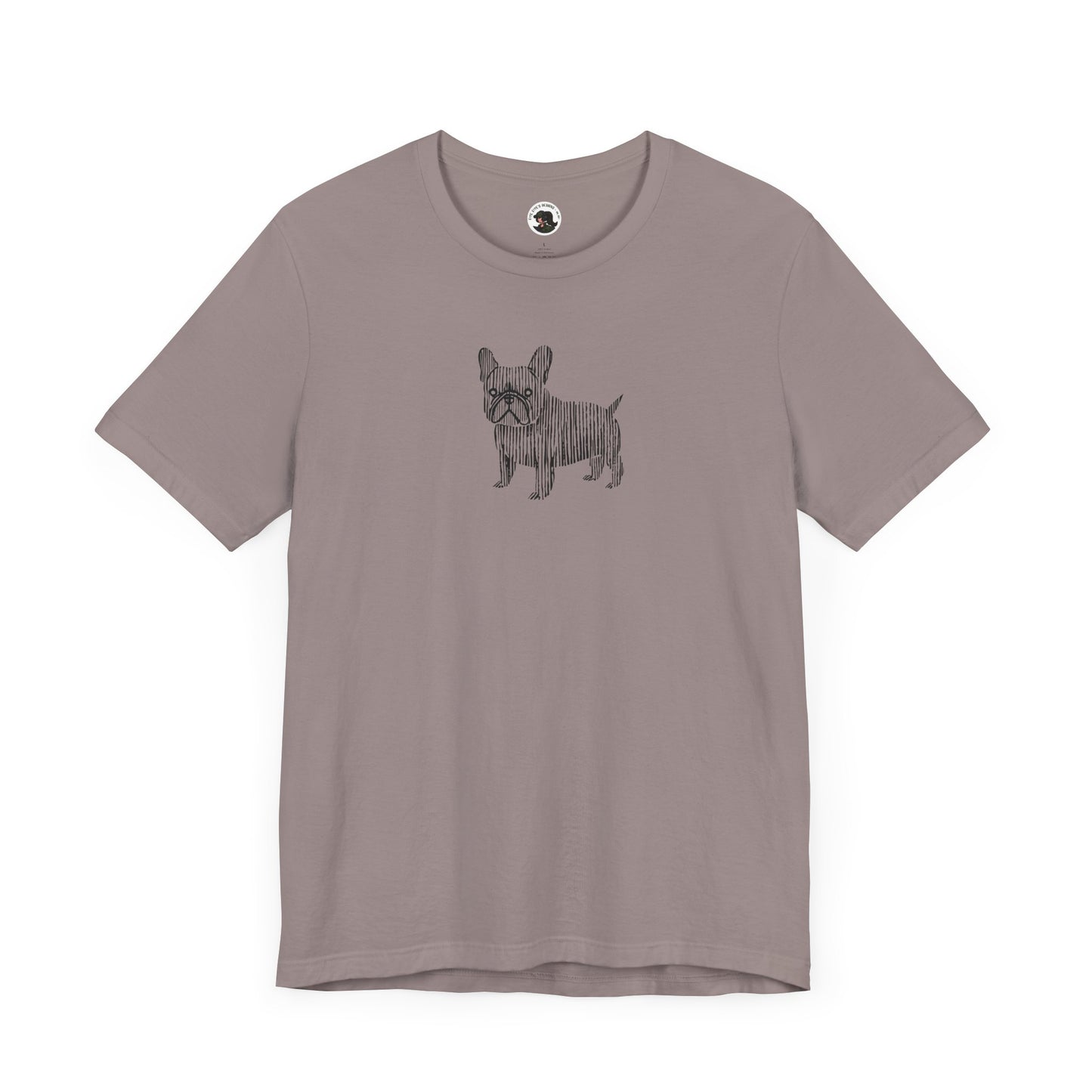 Cute French Bulldog Graphic Tee - Unisex Jersey Short Sleeve Shirt
