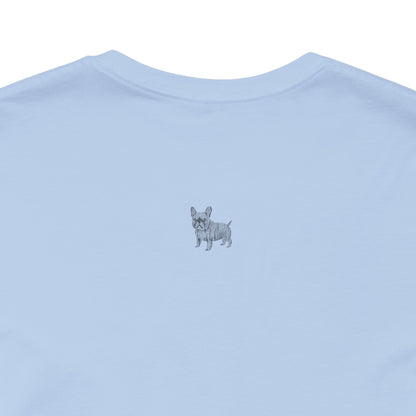 Cute French Bulldog Graphic Tee - Unisex Jersey Short Sleeve Shirt