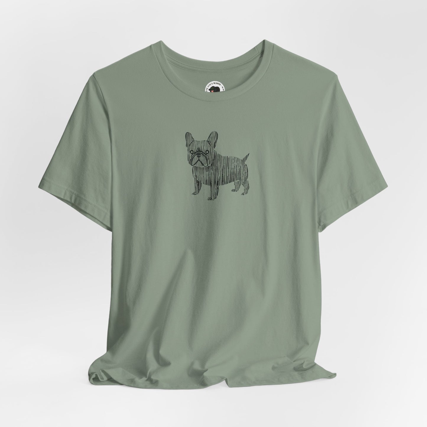Cute French Bulldog Graphic Tee - Unisex Jersey Short Sleeve Shirt
