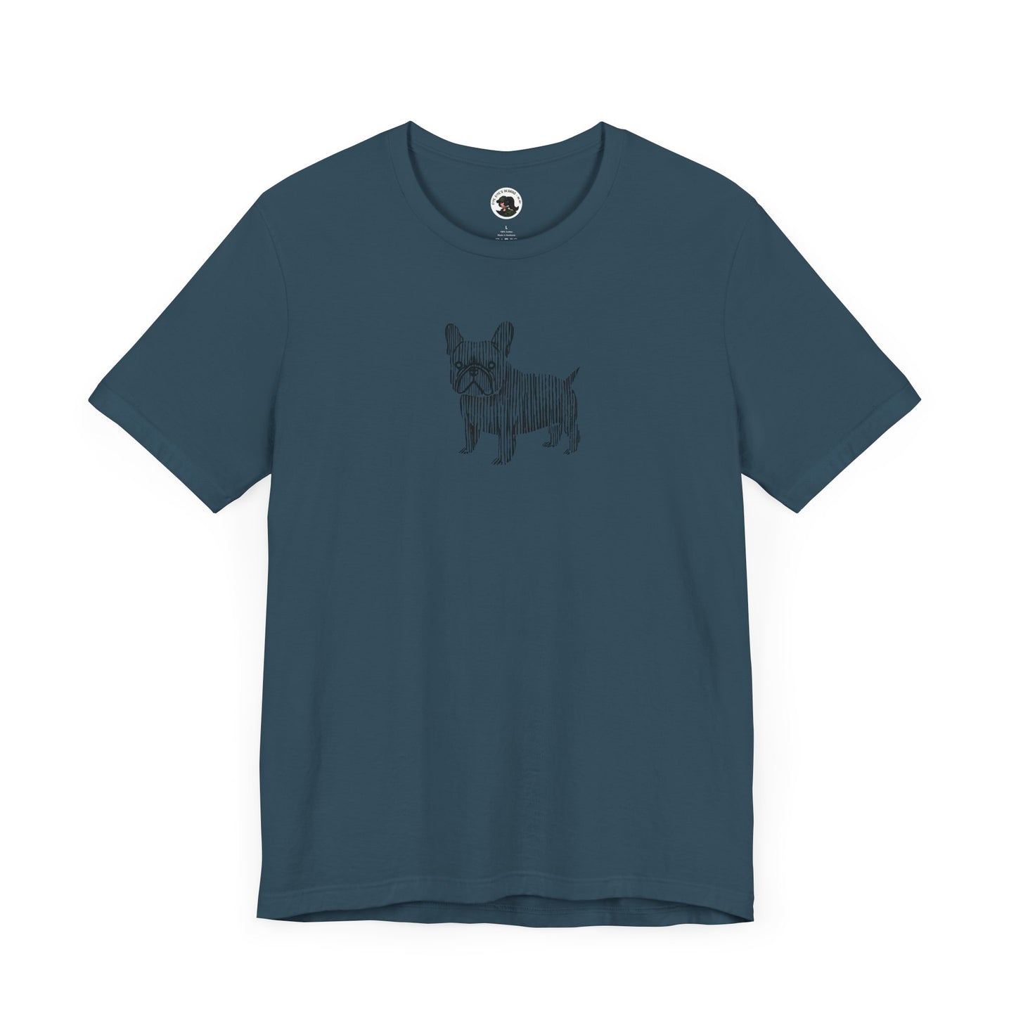 Cute French Bulldog Graphic Tee - Unisex Jersey Short Sleeve Shirt