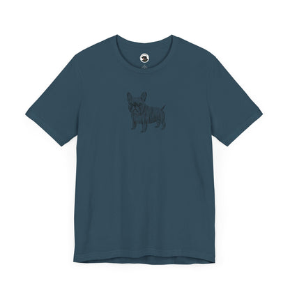 Cute French Bulldog Graphic Tee - Unisex Jersey Short Sleeve Shirt