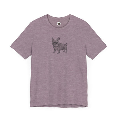 Cute French Bulldog Graphic Tee - Unisex Jersey Short Sleeve Shirt