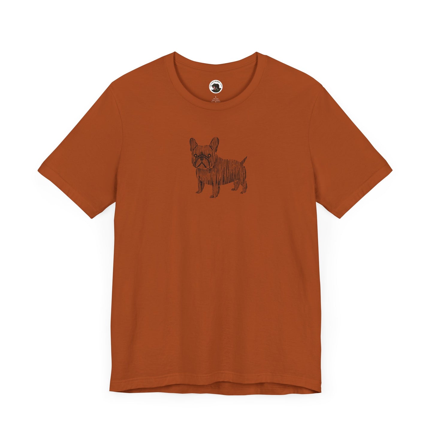 Cute French Bulldog Graphic Tee - Unisex Jersey Short Sleeve Shirt